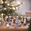Nativity Sets Figures 11 Pieces Resin Nativity Figure Sets Decoration Mini Decor Figurines Toys Christian Family Tabletop