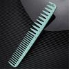Green Hair Comb for Women Japanese Style Combs with Measurement Scale Wide Teeth