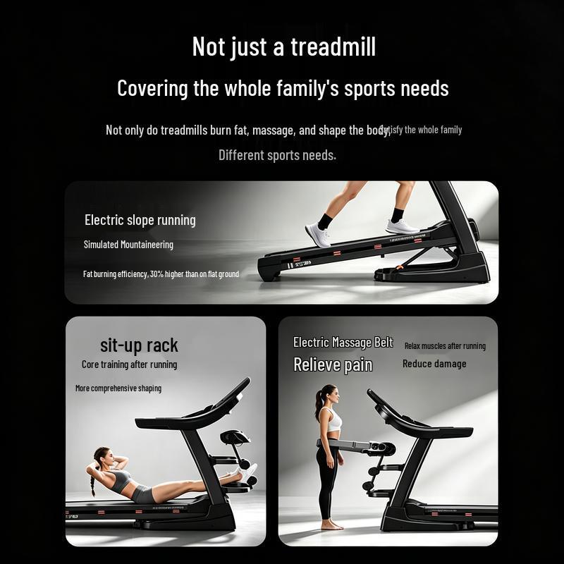 JRT Home Electric Incline Treadmill DT30 Classic Edition CN plug (adapter included)