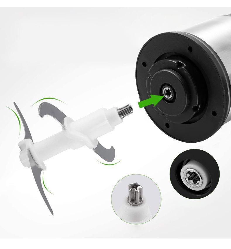 Multifunctional 4L Stainless Steel Meat Grinder and Food Processor (110V/220V)