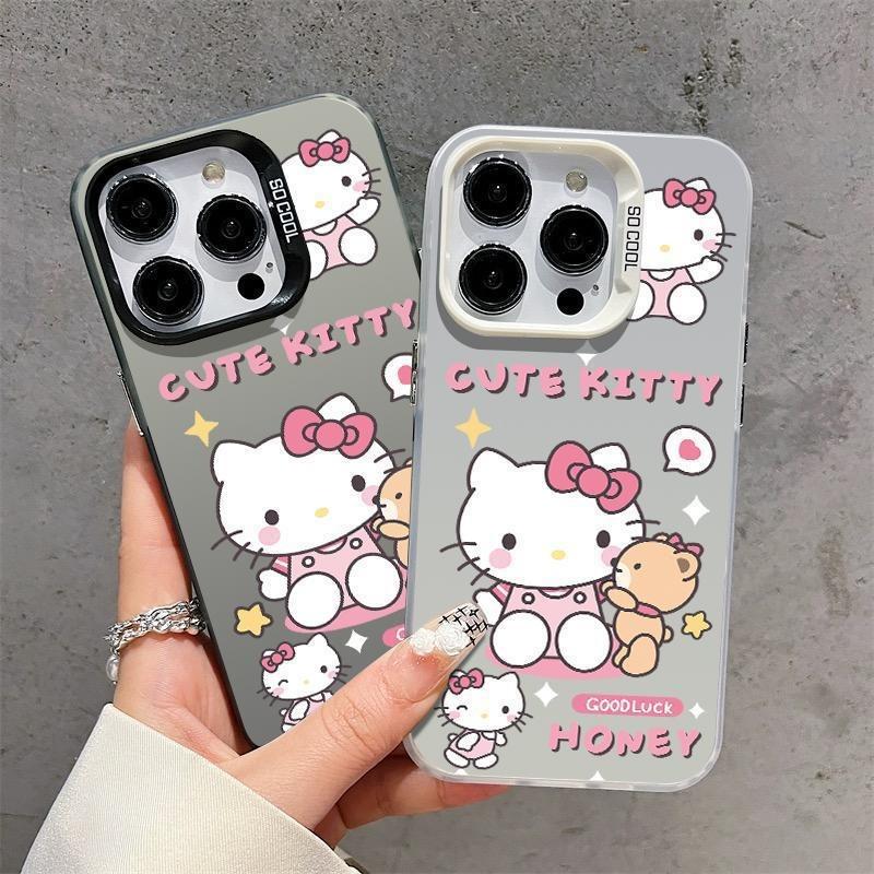 Explosive TEMU/Xiyin/TikTok Sanlio TK Cat Hello Kitty for Apple 16 Mobile Phone Case