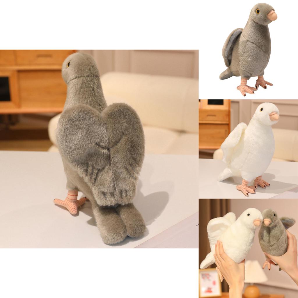 Plush Pigeon Toy For Kids Sleep Decor With Pp Cotton Filling Ideal For Bedroom And Gift