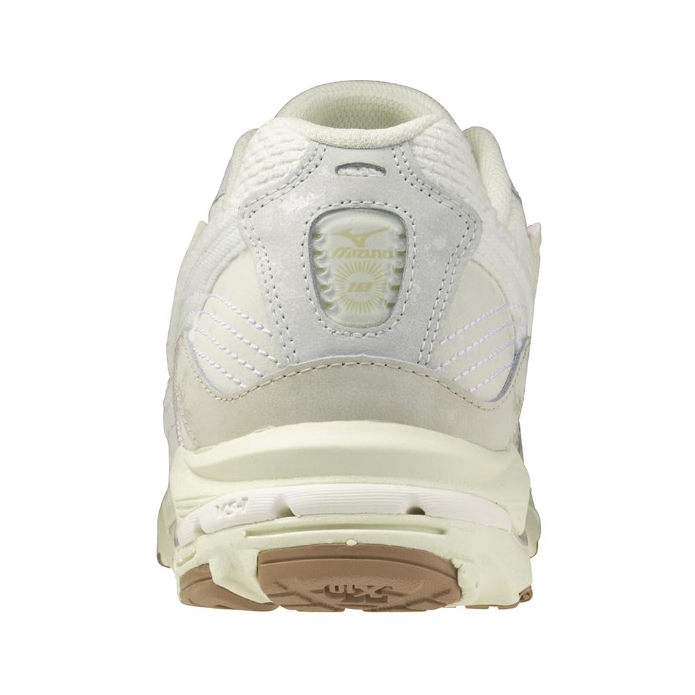 Mizuno Wave Rider 10 Casual X Size 2E Sneakers, Fashion, Unisex, Off-White White, 25.5 Cm,