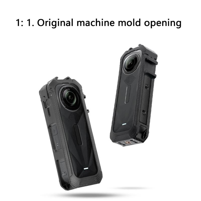 Camera Cage Cold Shoe Housing Case Protective Expansion Frame 1/4inch Thread for X5 Action Camera Accessories
