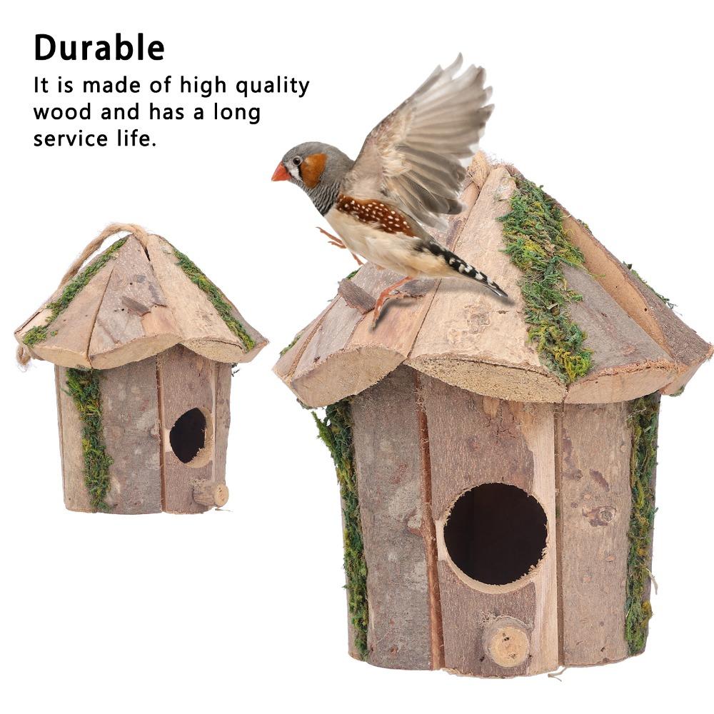 Wood Hanging Bird House Exquisite Design Garden Birdhouse Wooden Birdhouse Outdoor Garden