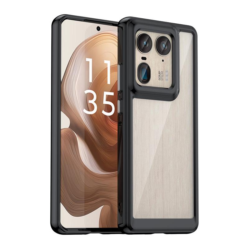 For Motorola Moto Edge 50 Ultra Case Motorola Moto Edge 50 Ultra Cover Clear PC Shockproof TPU Phone Cover Moto Edge 50 Ultra