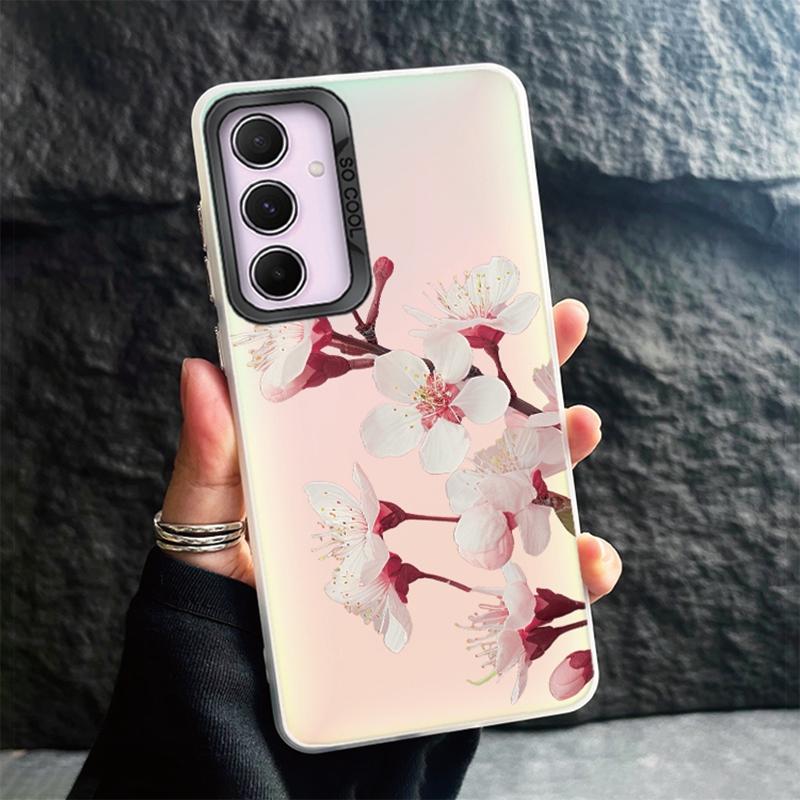 Phone Case For Samsung S24 Ultra S23 Plus S22 S21 S20 FE A55 A54 A53 A35 A34 A32 A25 A24 A15 A14 A13 5G Shockproof Bumper Gradient Aurora Cover