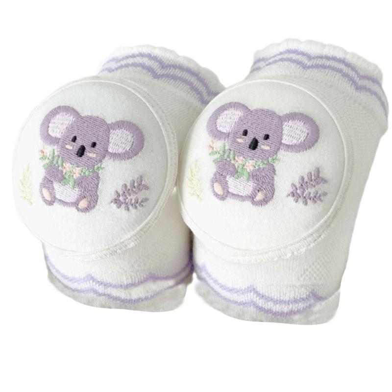 Toddler Knee Protectors Breathable Cotton Crawling Gear Anti Slip Baby Leg Guards Kneepads For Indoor Play