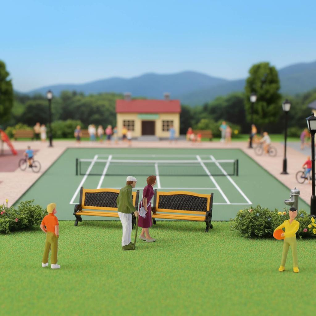 Set of 30 Scale Diorama Figures Painted for Railway Building and 143 (human Figures, Figures) Models, Models, Dioramas.