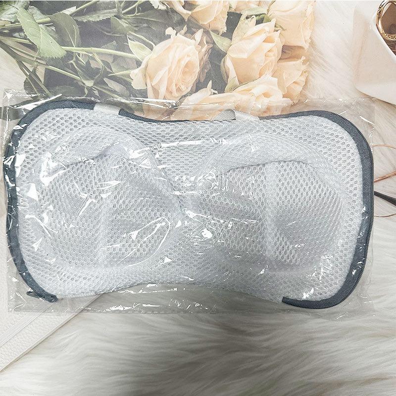 

Bra Laundry Bag for Washing Machine - Anti-Deformation Mesh Bag Special Lingerie Protector Pouch for Machine Wash Underwear Care сірий колір