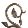Vintage Curtain Rod Finial Aluminum Alloy Decorative Pole End Head for Window Ornament and Living Space Decor