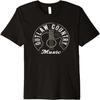 Outlaw Country Music Guitar Outline Premium T-Shirt