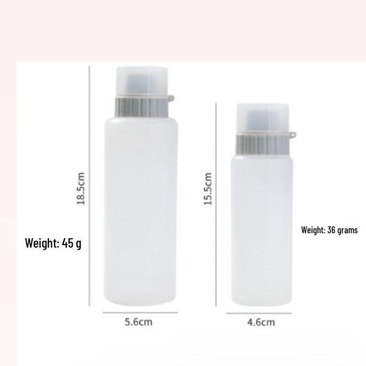 Squeeze Bottle Set: Plastic Kitchenware for Salad Dressings, Tomato Sauce, and Honey with Five-Hole Design