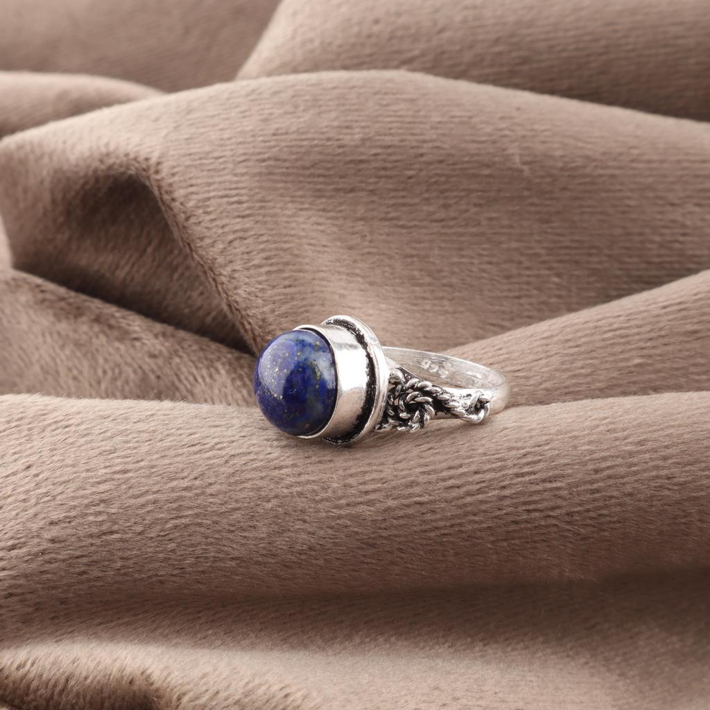 Lapis Lazuli Ring Handmade Jewelry, 925 Solid Sterling Silver Ring, Designer Gemstone Ring Jewelry, Gift For Mom