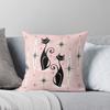Mid Century Meow Retro Atomic Cats LG ©studioxtine Throw Cushions & Pillows Without Core