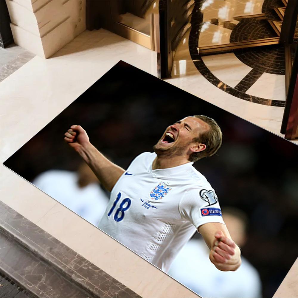 England's Kane Celebrates Goal Floor Mat Suitable for Playrooms Foyer Study Room Decorate Room Anti-slip Rug Office Home Decor