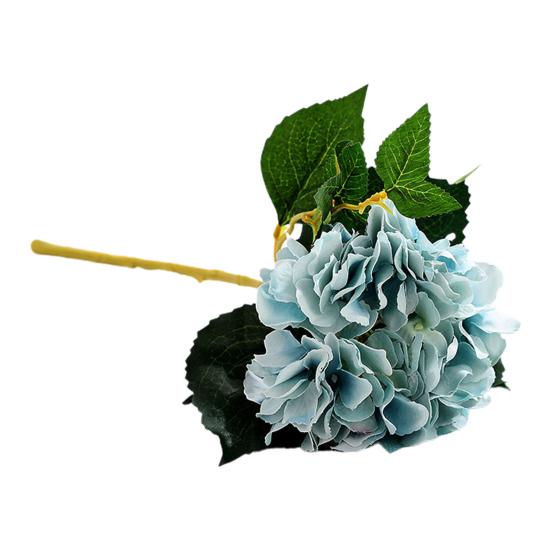 1 Stück künstliche Hortensie, lichtbeständig, realistisch, lebendige Farben, Fotografie-Zubehör, Kunstseidenblume für Hochzeit
