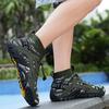Outdoor Men's Hiking Wading Shoes Mesh Breathable Non-slip High-top Hiking Shoes High-quality Casual Sneakers Tenis De Hombre