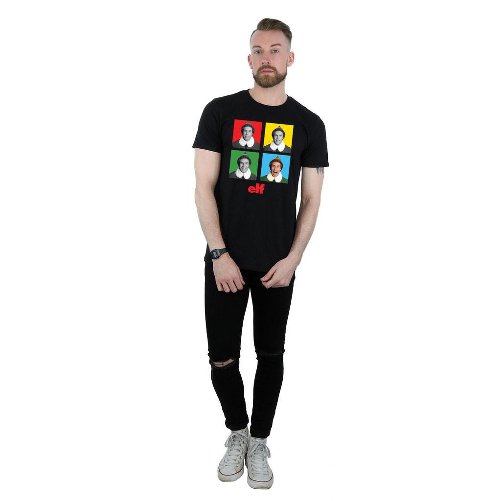 Elf Mens Four Faces T-Shirt