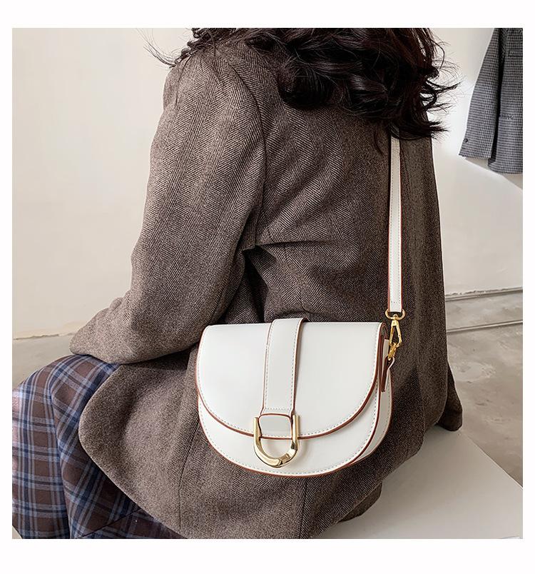This Year's Popular Bag Women's Bag 2025 New Trendy Fashion Foreign Style Messenger Bag High Sense Internet Celebrity Armpit Saddle Bag