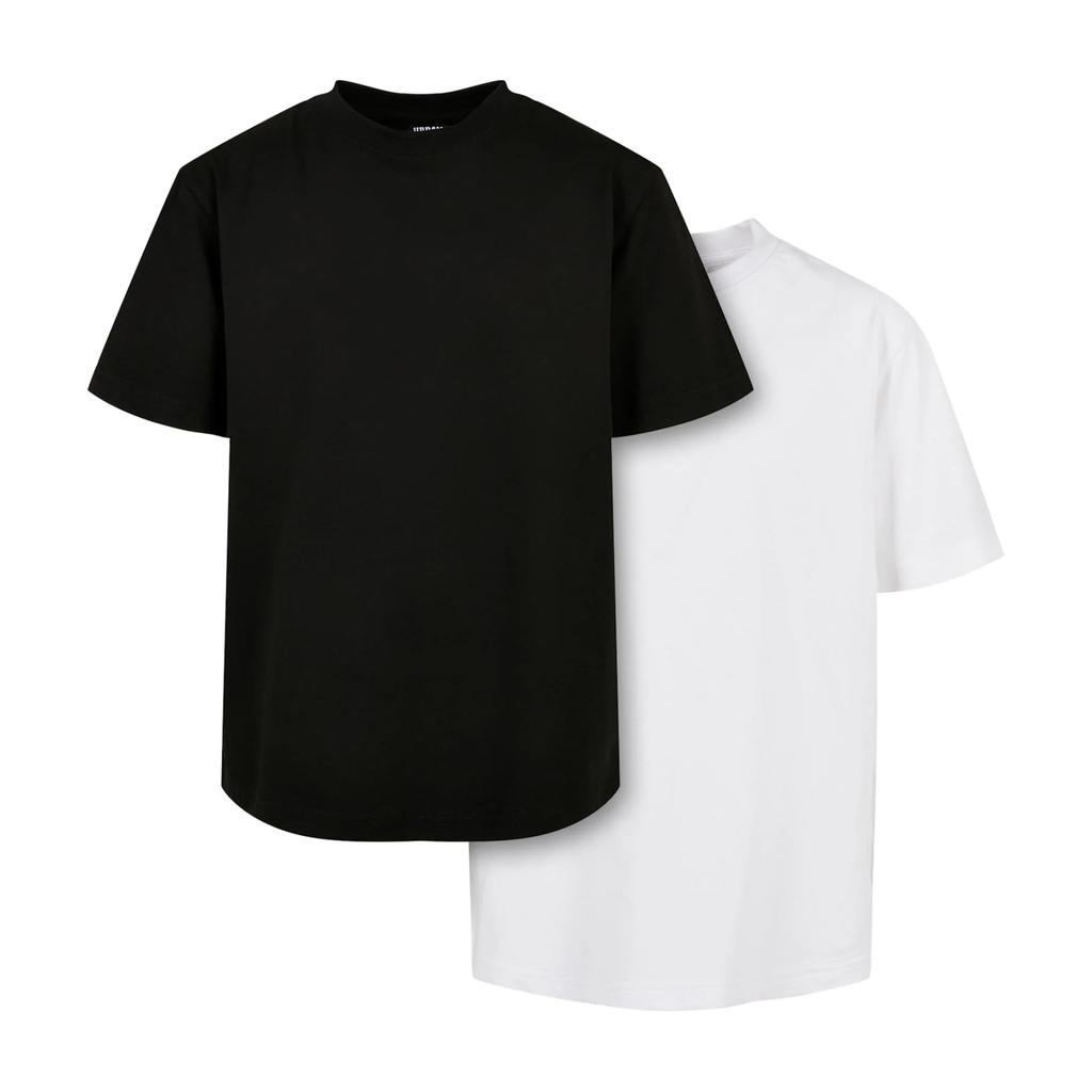 Urban Classics Pojkar Lång T-shirt (Paket om 2)