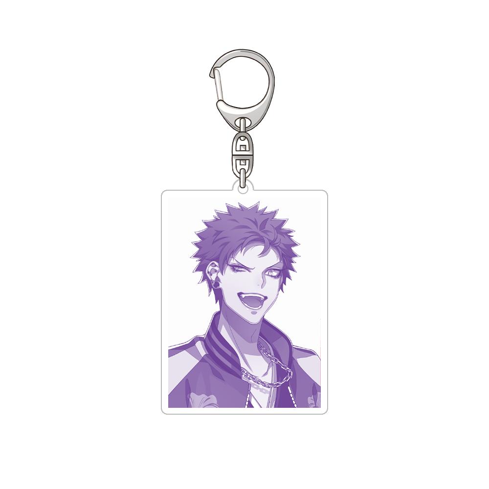 

Hypnosis Mic: Division Rap Battle Buster Bros!!! MAD TRIGGER CREW Fling Posse BadAssTemple HD Acrylic Keychain Bag pendant Gifts 15 cm