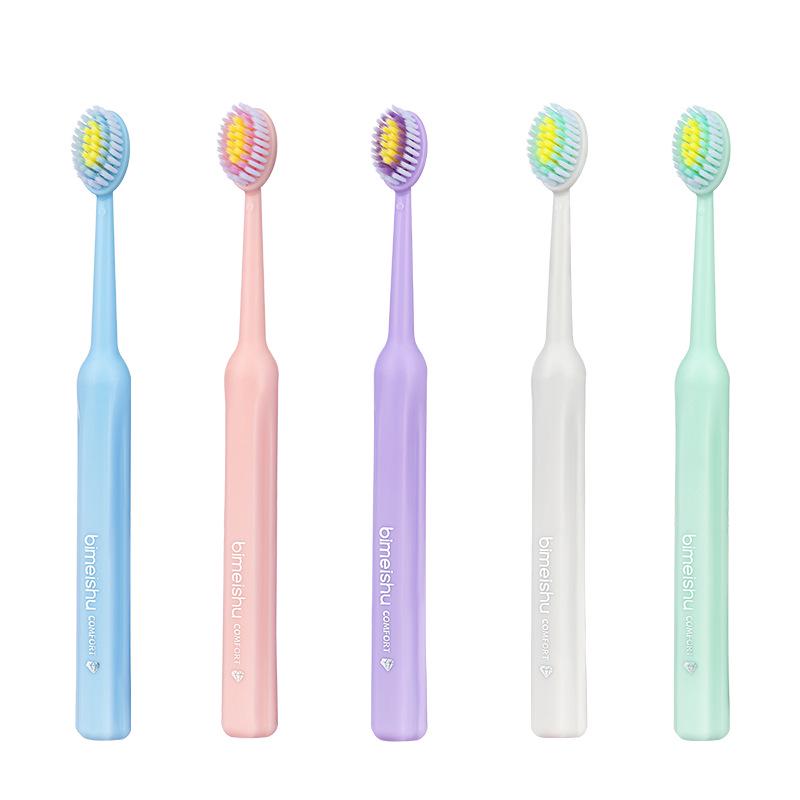 Popular Soft Bristle Toothbrush with Large Head for Gum Care and Stain Removal, Individually Packaged for Adults and Couples