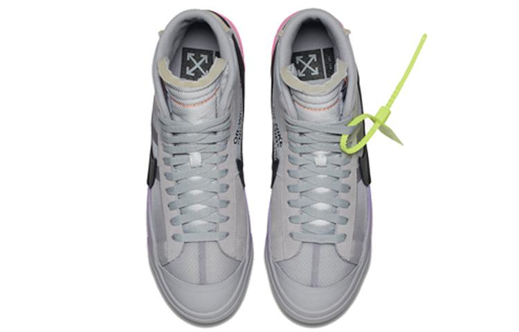 Nike Blazer Mid Off White Wolf Grey Serena Queen AA3832-002