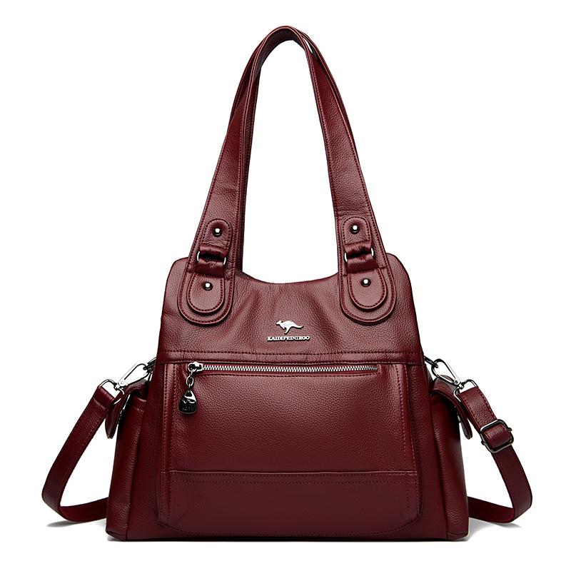 

Genuine Soft Leather Shoulder Crossbody Bags for Women Luxury Handbag Women Bag Designer Casual Tote Messenger Bag Sac 37cm 13cm 32cm