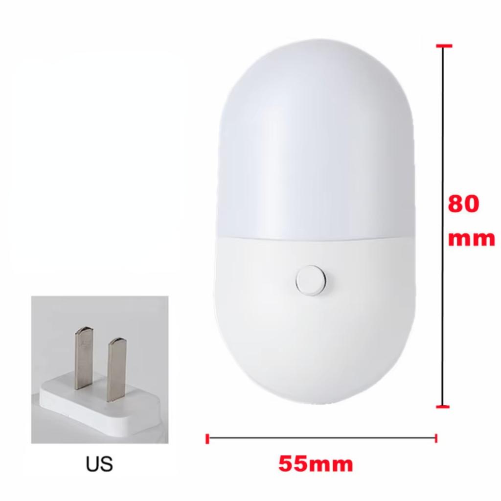 Bedside Lamp Night Light EU  Plug  Night Light AC 85V-265V Bedroom Lamp Gift  Children Cute Night Lamp  Corridor WC Juice Wrld