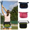 Verstellbarer Gurt Ball Hüfttasche Netzmaterial Pickleball Tragetasche Laufen Sport