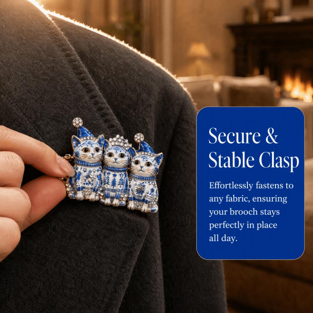 Alloy Lapel Pin Cat Shape Decor Pin Cute Clothing Pin Women Outfit