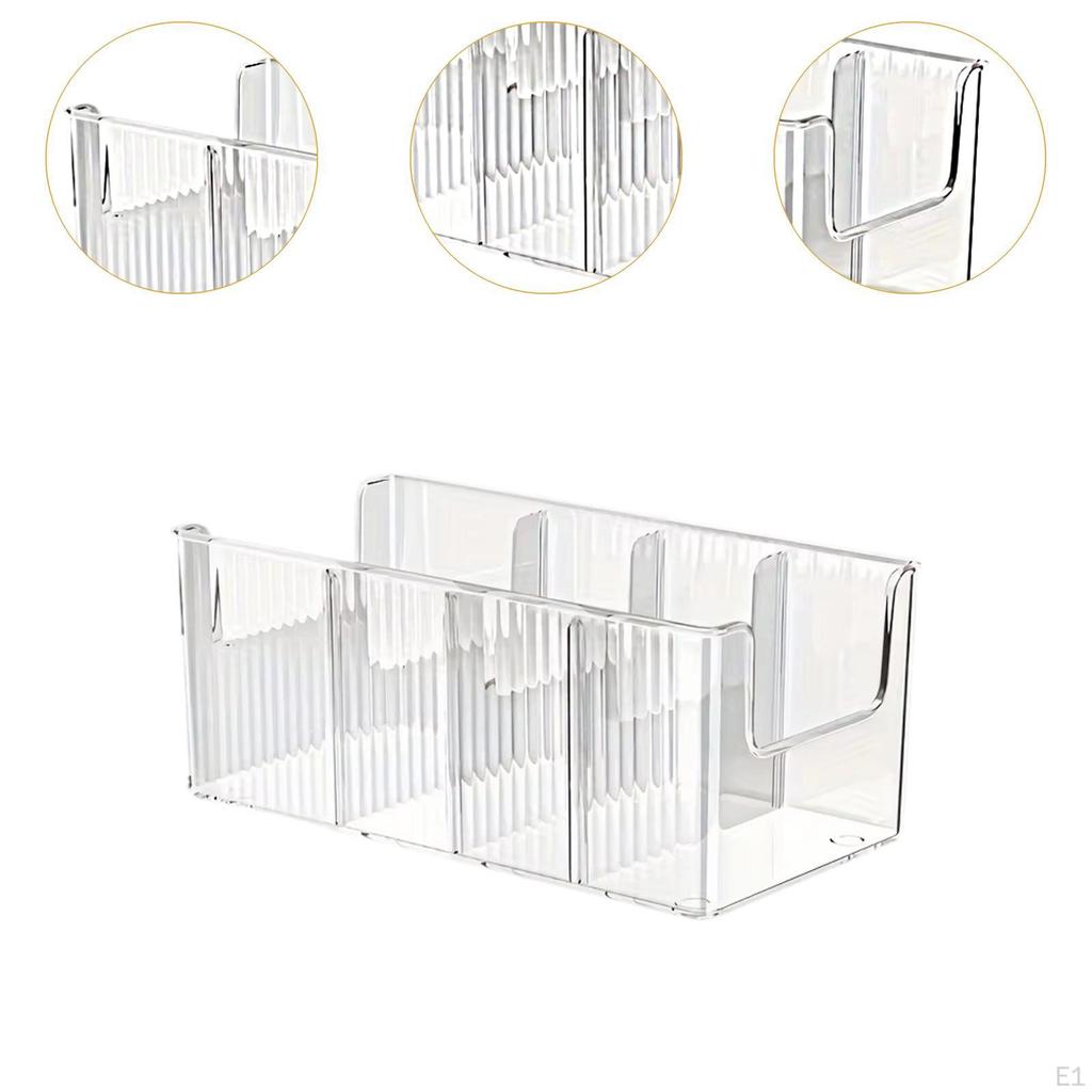 Spice Rack for Cabinet Display Shelf Organization with Compartment Versatile Seasoning Organizer