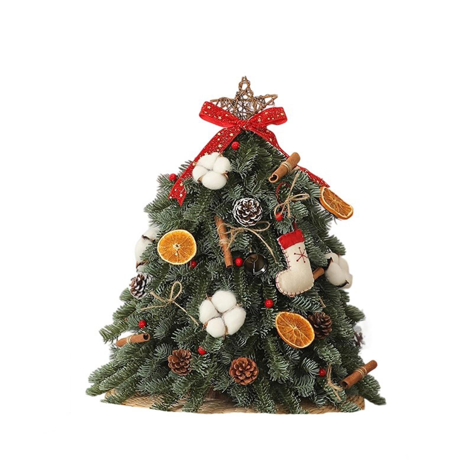 

Christmas Tree Nobeison Home Decor Living Room DIY Christmas Decorations Small Desktop Simulation One Size