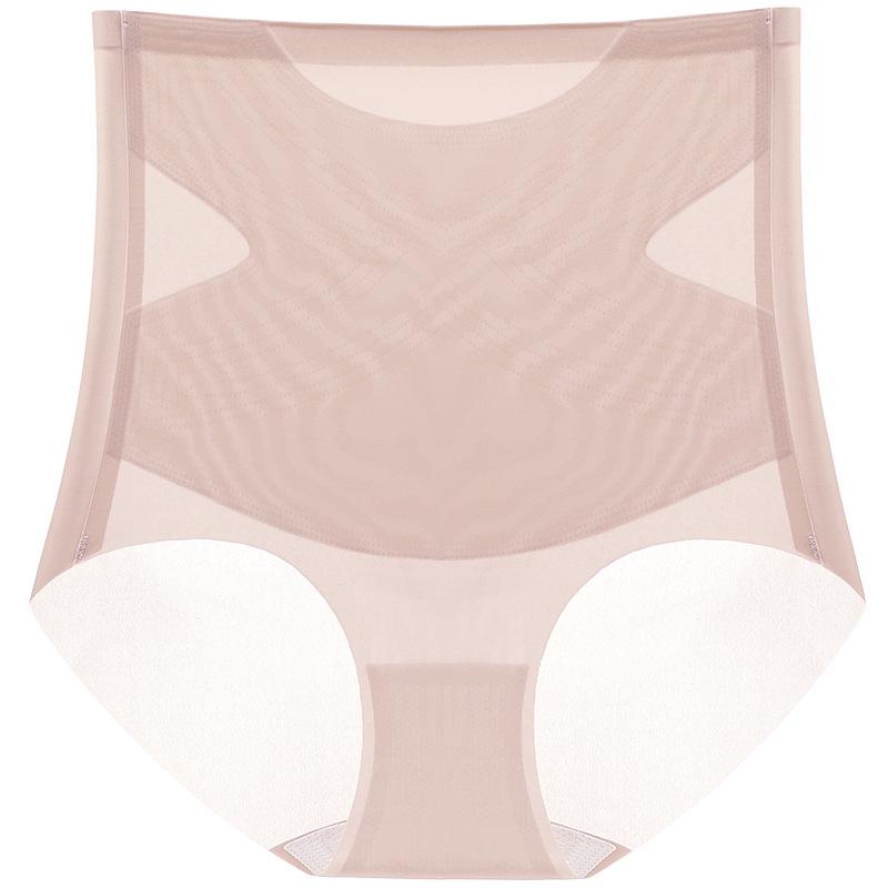 2026 Ultra-Thin Ice Silk High-Waisted Tummy Control Postpartum Briefs for Women
