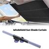 Foldable Design Automobile Sunscreen Automatic Telescopic Windshield Sun Shade  Heat Insulation