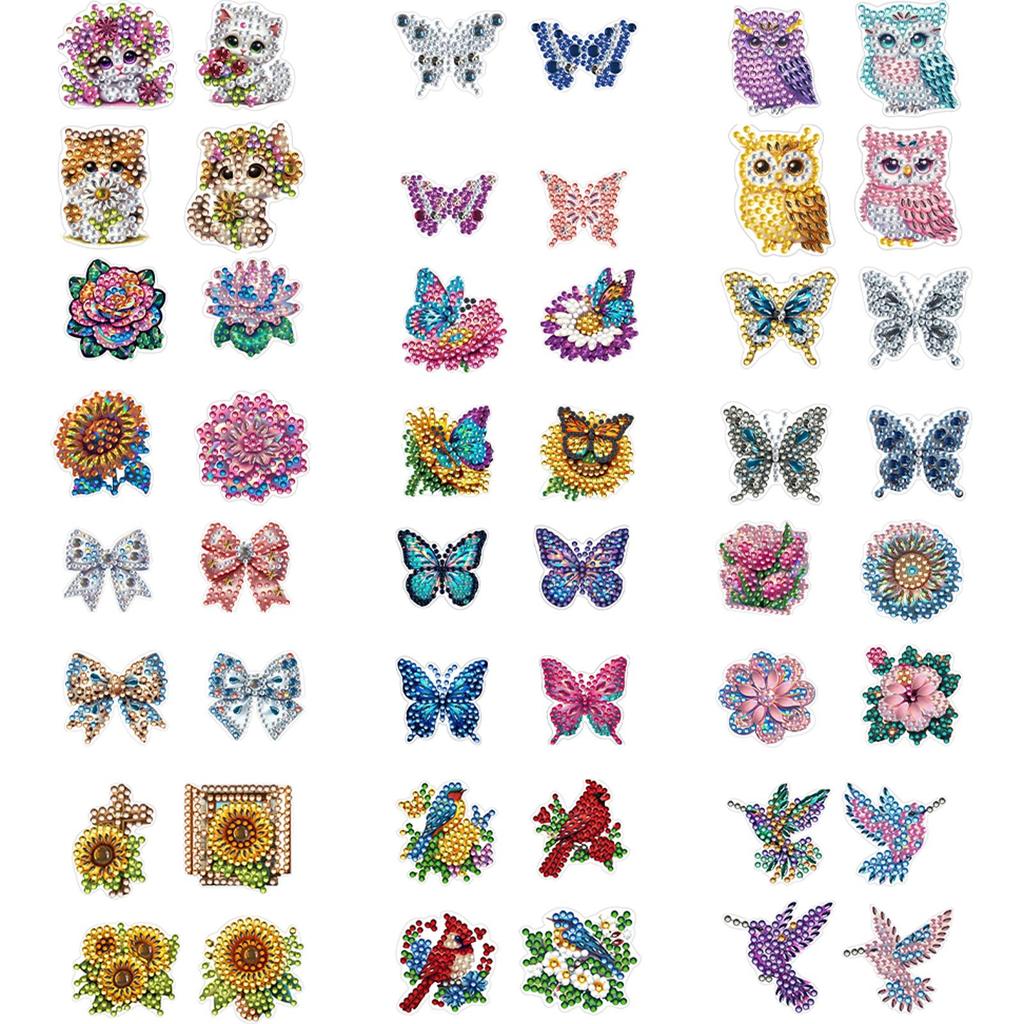 12pcs Diamond Painting Car Aromatherapy Vent Clip Bling Air Vent Decorations Car Diffuser Vent Clip for Art Crafts
