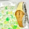 Used [New Battery] SEIKO Ladies Watch 4P Diamond Gold 8Y21-0020 8D3170