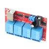 4 Channel Relay Module USB Drive Free DC Relay Board Computer Control PLC Board 3 Operating Modes 5V