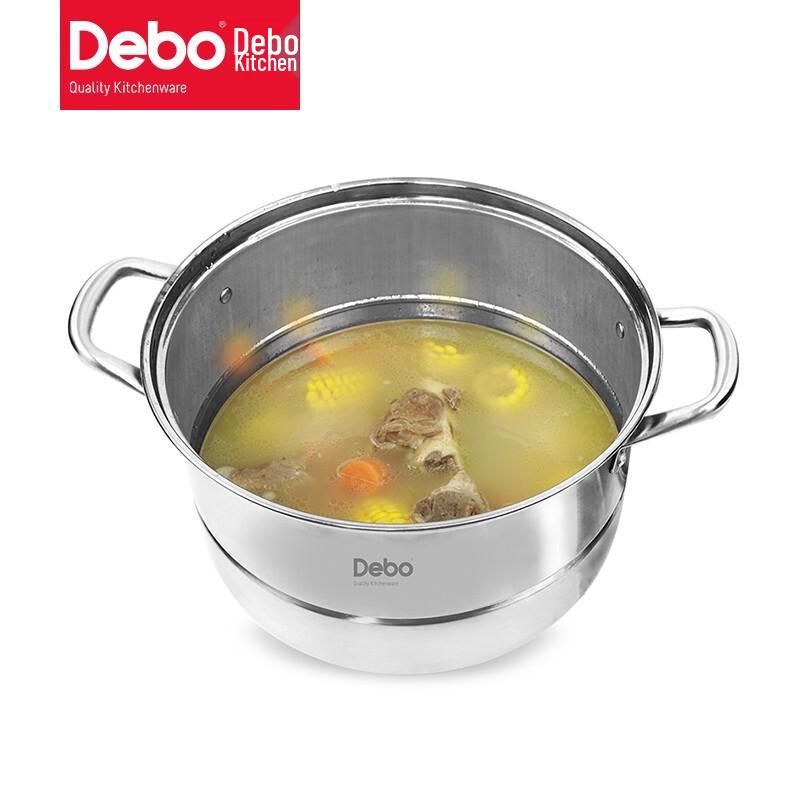 Debo 304 Edelstahl 28cm Dampfgarer & Suppentopf
