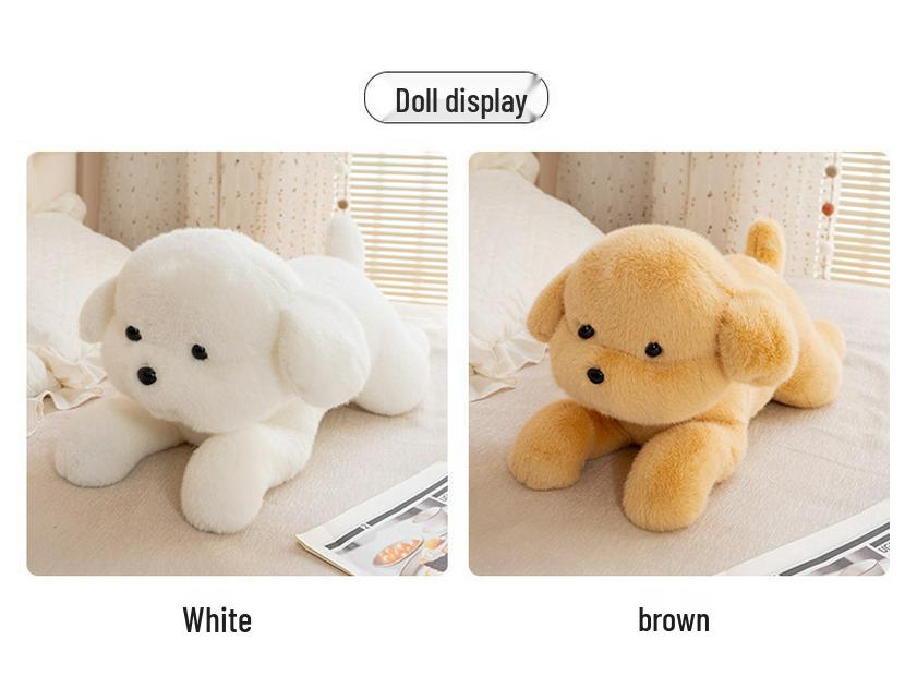 Cute Large Dog Plush Pillow and Bed for Girls