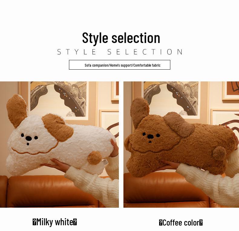 Niedliches Dudu Plüschhund Kissen - Weiche Sofa Rückenlehne & Heimdekorationsgeschenk