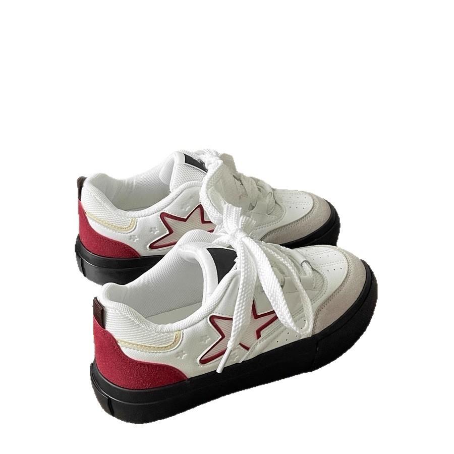 Star board shoes new spring and autumn niche shoes breathable mesh sports thick sole