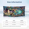Dog Theme Beach Towel Personalized Custom Name & Text Soft Quick Dry Beach Towel for Swimming Travel