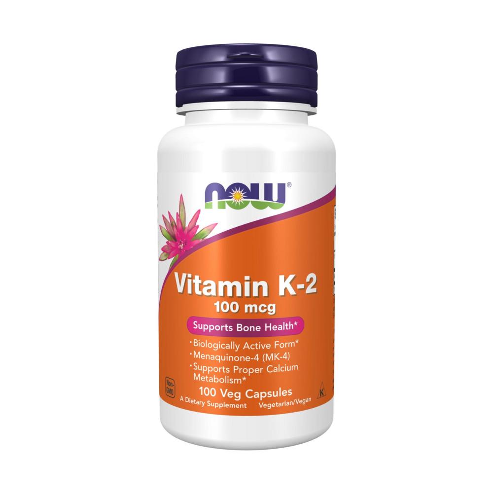 Now Foods Vitamin K-2 100mcg Veg Capsules 100 Tablets 1 pcs