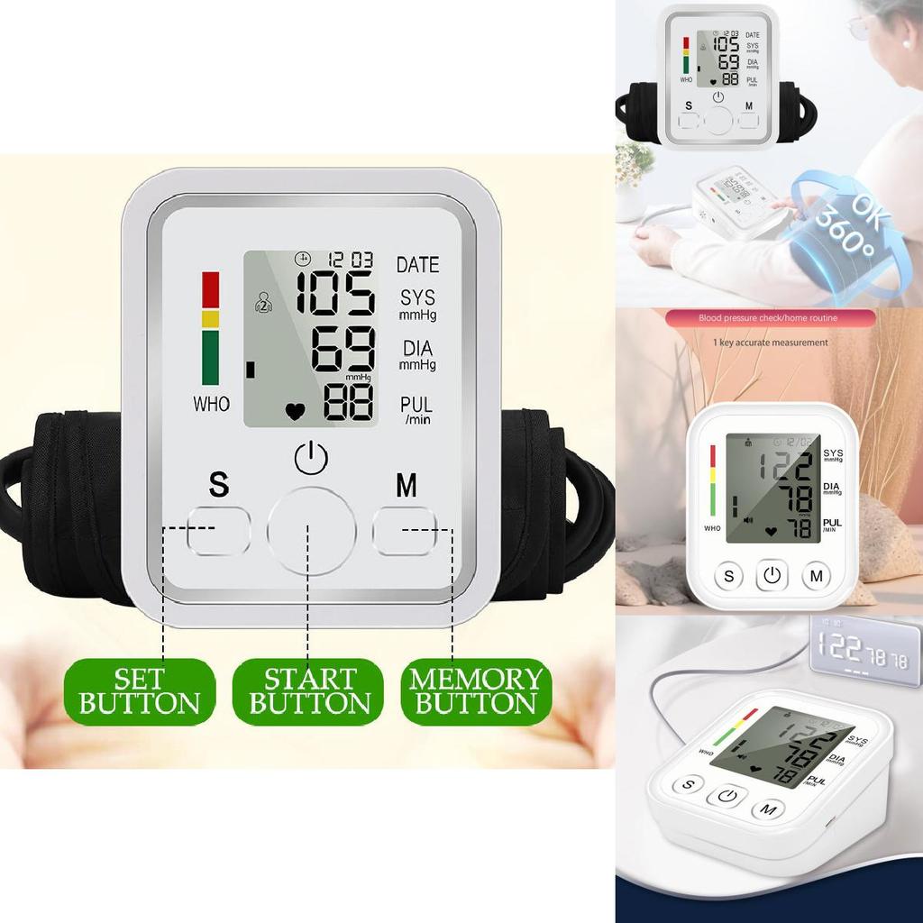 High Precision Medical Grade Electronic Blood Pressure Monitor Fully Automatic