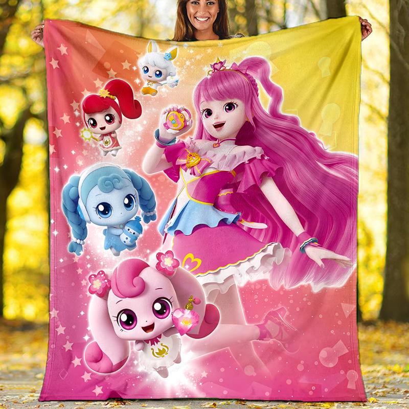 Twinkle Catch Teenieping Theme Printed Blanket - Perfect for Couch, Bed, Travel & Outdoor Use | Machine Washable, Cozy & Durable.