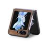 For Samsung Galaxy Z Flip7 FE 5G/Z Flip6 5G Case Vintage Leather+PC Slim Fit Phone Cover