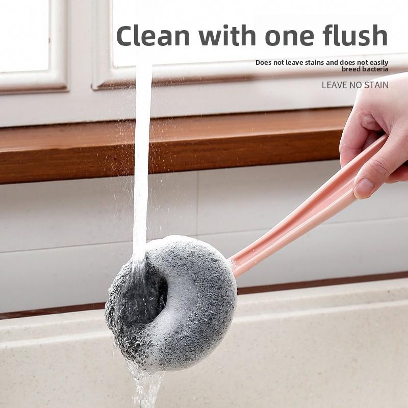 Large-sized Long-handled Kitchen Pot and Dish Cleaning Brush for Home Use