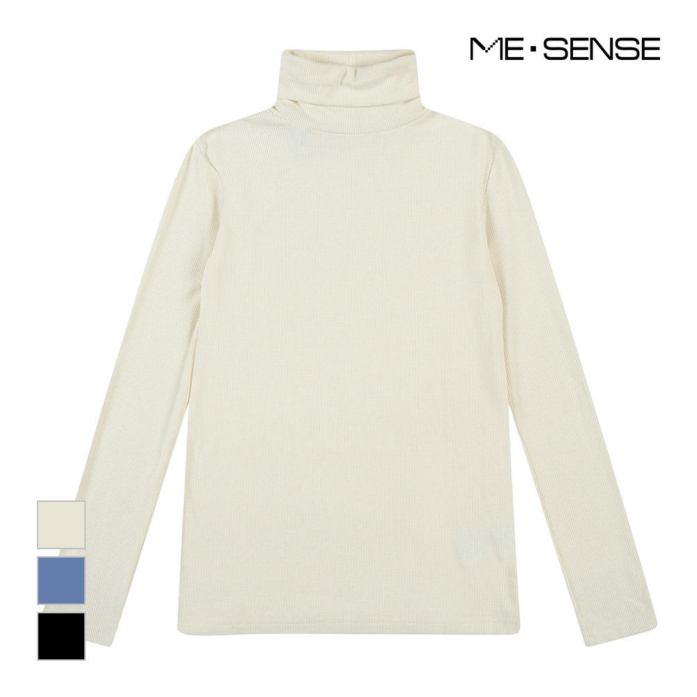MESENSE Ribbed High-Neck T-Shirt_Mb3Ztsp207Z